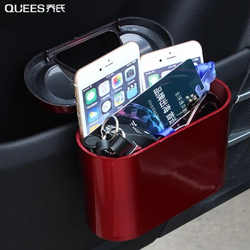 QUEES Plastic Car Trash Can Hanging Multifunctional Storage Box Tissue Box Trash Can 2020 New Creative Fashion Car Assessoires
QUEES Plastic Car Trash Can Hanging Multifunctional Storage Box Tissue Box Trash Can 2020 New Creative Fashion Car Assessoires