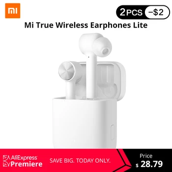 Original Xiaomi Mi True Wireless Earphones Lite TWS Bluetooth In-Ear Headset Air Lite Stereo AAC Tap Control Dual MIC ENC BT 5.0
Original Xiaomi Mi True Wireless Earphones Lite TWS Bluetooth In-Ear Headset Air Lite Stereo AAC Tap Control Dual MIC ENC BT 5.0