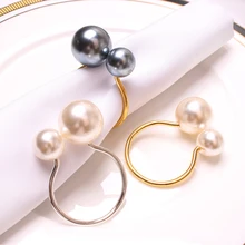 4 Colors Round Pearls Open Napkin Ring Elegant Gold Christening Towels Buckle Wedding Party Celebration Banquets Table Decor 
4 Colors Round Pearls Open Napkin Ring Elegant Gold Christening Towels Buckle Wedding Party Celebration Banquets Table Decor