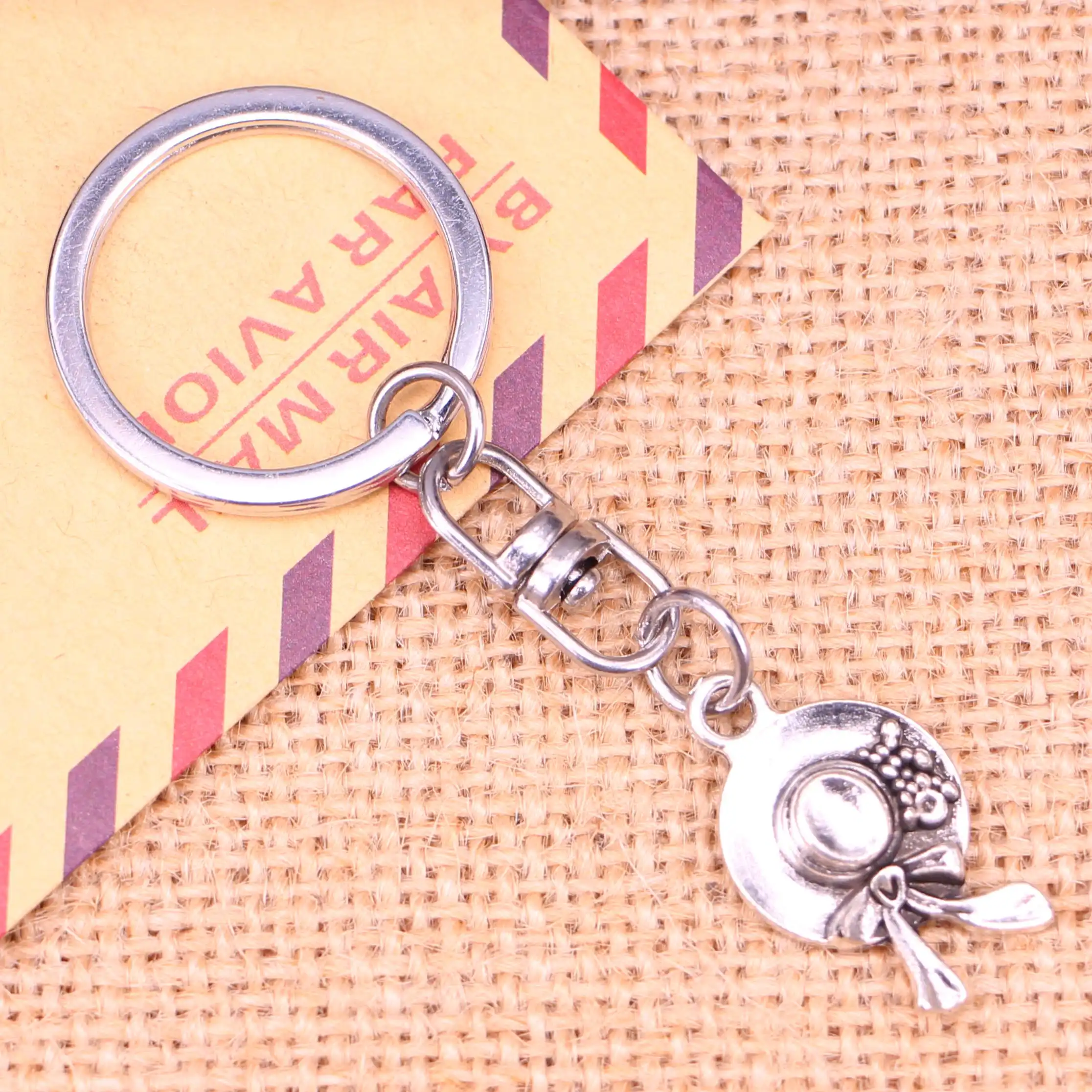 pendants diy men jewelry car key chain ring holder souvenir for