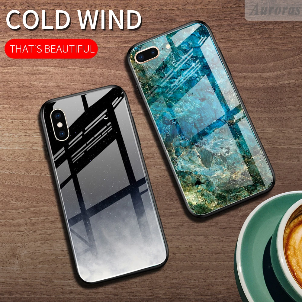 Auroas For Apple iPhone X XR XS MAX Tempered Glass Case&Soft Frame Shockproof Back Cover For iphone 6 7 8 plus Cases Funda
Auroas For Apple iPhone X XR XS MAX Tempered Glass Case&Soft Frame Shockproof Back Cover For iphone 6 7 8 plus Cases Funda