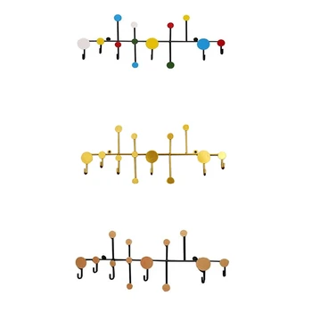 Polka Dot Wrought Iron Decorative Wall-Mounted Key Holder Wall Storage Hook Iron Hook for Living Room Door Entrance Porch
Polka Dot Wrought Iron Decorative Wall-Mounted Key Holder Wall Storage Hook Iron Hook for Living Room Door Entrance Porch