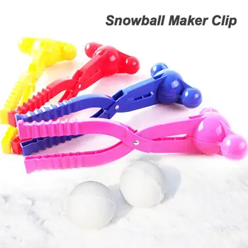 

Snowball Clip Set Snowball Toy Tools Outdoor Snow Thrower Environment Friendly Plastic Snowball Clip