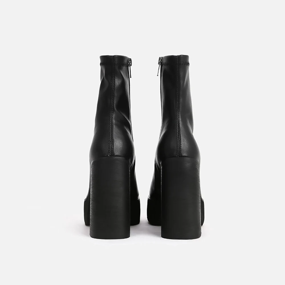 MUMANI Woman‘s New Modern Boots Microfiber British Style Platform ZIP Square heel ANKLE Round Toe Stretch Boots
MUMANI Woman‘s New Modern Boots Microfiber British Style Platform ZIP Square heel ANKLE Round Toe Stretch Boots