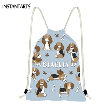 INSTANTARTS Girls Boys Sport Gym Bag Cute Cartoon Beagles Print Fitness Drawstring Bag Travel Small Cinch Sack Backpack for Kids 
INSTANTARTS Girls Boys Sport Gym Bag Cute Cartoon Beagles Print Fitness Drawstring Bag Travel Small Cinch Sack Backpack for Kids