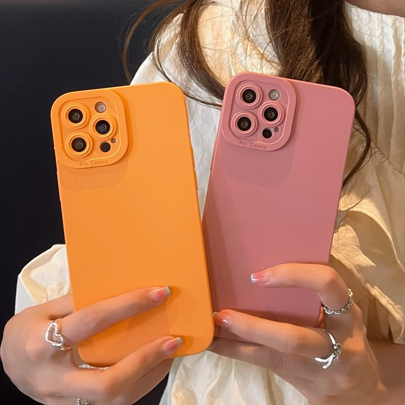 Luxury Soft Matte Phone Case For iphone