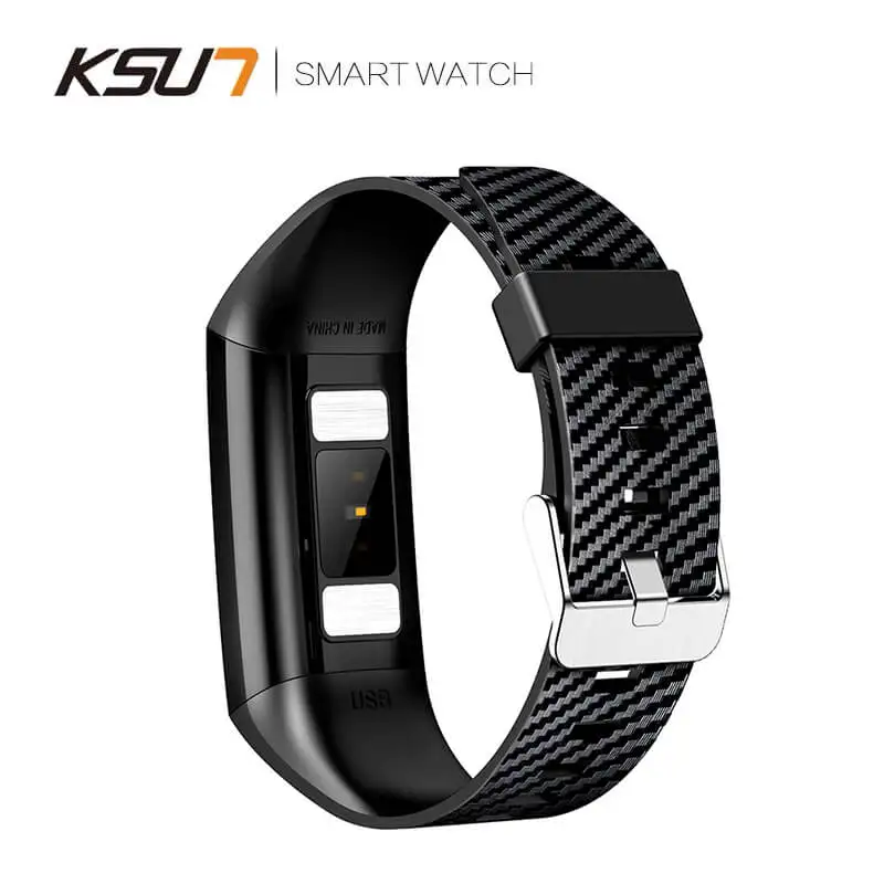 Смарт часы KSUN KSS701 фитнес браслет MiBand Band 3 большой сенсорный экран OLED частота