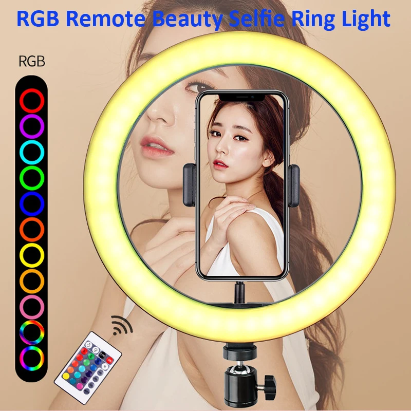 10" Dimmable LED Selfie Ring Light with Tripod USB Selfie Ring Lamp Photography Ringlight with Stand for Cell Phone Studio Light
10" Dimmable LED Selfie Ring Light with Tripod USB Selfie Ring Lamp Photography Ringlight with Stand for Cell Phone Studio Light
