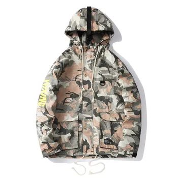 Women Men's Mens Hip Hop Hooded Jacket Windbreaker Harajuku Vintage Camo Jackets Coat Autumn Camouflage Streetwear Outwear
Women Men's Mens Hip Hop Hooded Jacket Windbreaker Harajuku Vintage Camo Jackets Coat Autumn Camouflage Streetwear Outwear