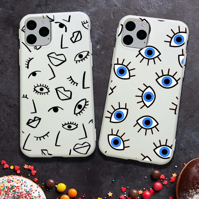 Evil eyes phone case is suitable for IPhone 11 Pro XS X 6s 6 7 8 Plu s soft TPU white phone case
Evil eyes phone case is suitable for IPhone 11 Pro XS X 6s 6 7 8 Plu s soft TPU white phone case