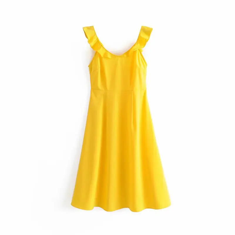 Europe And America Vacation Style 2019 Summer New Style Charm Flounced Sleeves V-neck Dress GIRL'S Strapped Dress WOMEN'S Dress
Europe And America Vacation Style 2019 Summer New Style Charm Flounced Sleeves V-neck Dress GIRL'S Strapped Dress WOMEN'S Dress