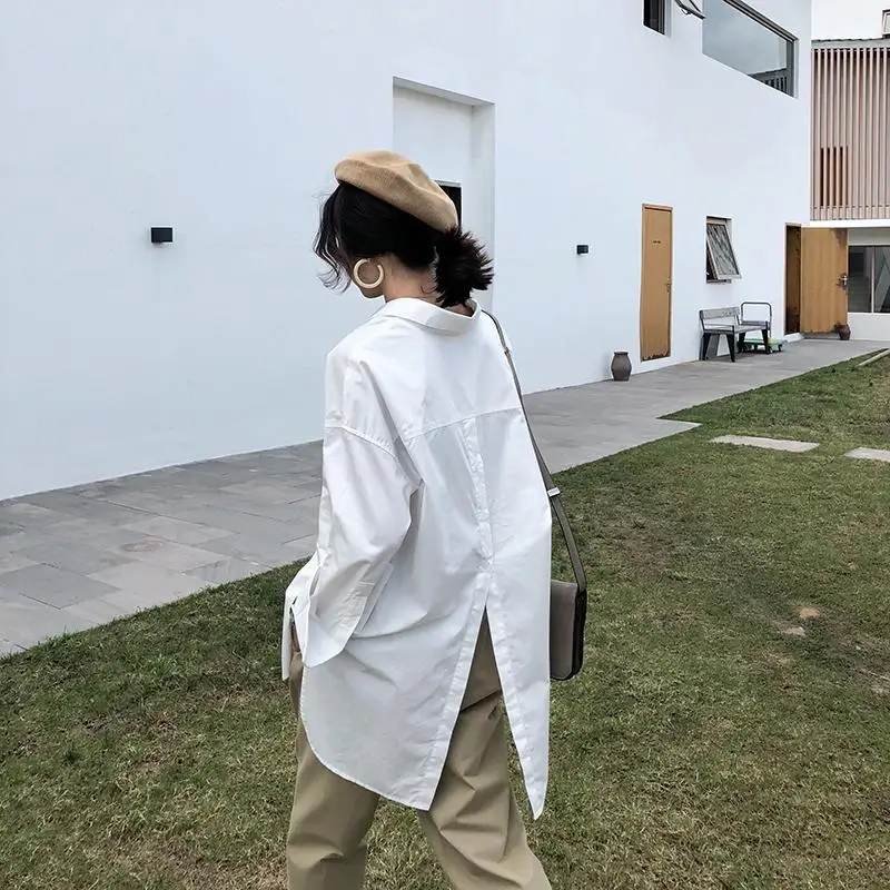 Женские топы, блузка на весну и осень, рубашка с длинным рукавом, блузы, женская рубашка, Свободные повседневные рубашки оверсайз, моя Новинка 
Женские топы, блузка на весну и осень, рубашка с длинным рукавом, блузы, женская рубашка, Свободные повседневные рубашки оверсайз, моя Новинка