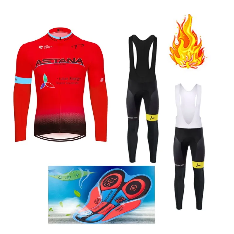 Winter 2019 red TEAM Long sleeves Cycling JERSEY Bike Pants set mens Ropa Ciclismo Thermal Fleece bicycling Maillot Culotte
Winter 2019 red TEAM Long sleeves Cycling JERSEY Bike Pants set mens Ropa Ciclismo Thermal Fleece bicycling Maillot Culotte