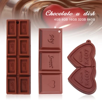 USB 2.0 Chocolate Usb flash drive cheap pen drive 128gb 16gb USB Stick memory 32gb 64gb Pendrive U Disk creative Gift gift
USB 2.0 Chocolate Usb flash drive cheap pen drive 128gb 16gb USB Stick memory 32gb 64gb Pendrive U Disk creative Gift gift