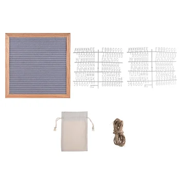Felt Letter Board Sign Message Home Office Board with 290 Changeable Letters Symbols Numbers Characters Bag Wall Mount Hook