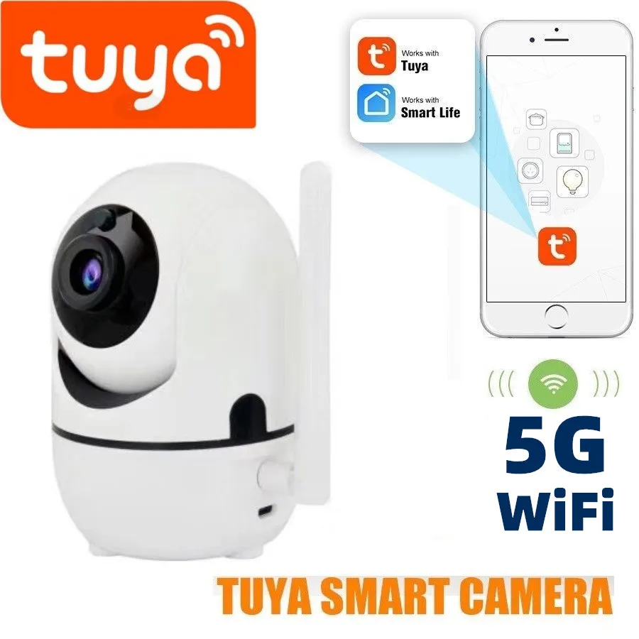 Wi-Fi-камера Tuyasmart HD 1080P 2 МП с функцией ночного видения | Безопасность и защита