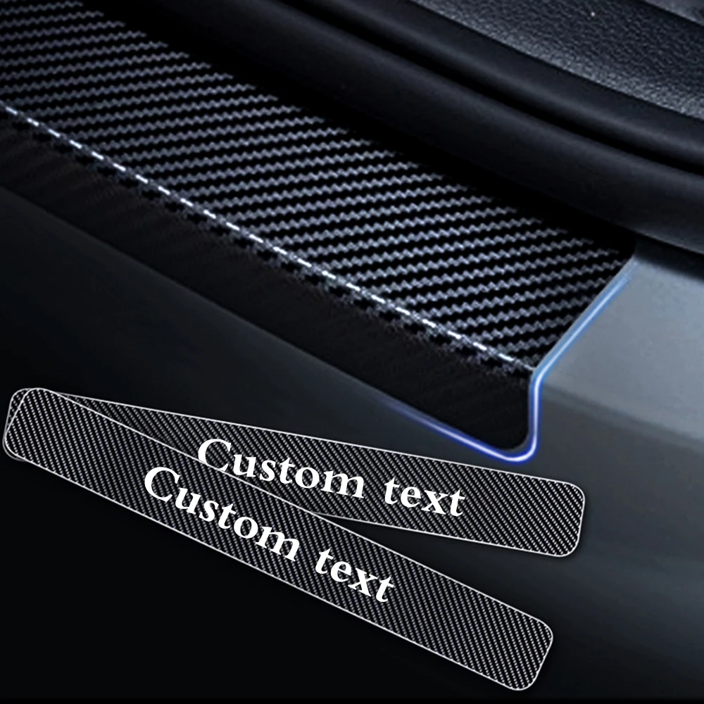 4 шт. Виниловая наклейка на пороги углеродное волокно для Ford RAPTOR F-150 | Автомобили и
