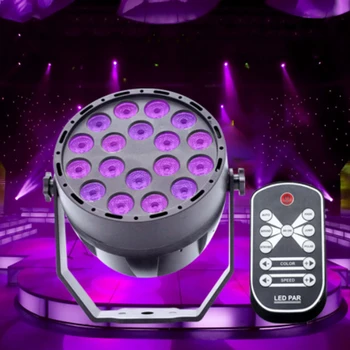 LED Violet Black Light DMX512 Stage Light UV Projector Spotlight Dj Disco Effect 18 Leds Sound Activated Ultraviolet Par Light
LED Violet Black Light DMX512 Stage Light UV Projector Spotlight Dj Disco Effect 18 Leds Sound Activated Ultraviolet Par Light