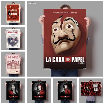 Spanish suspense plot TV series House of Paper HD quality Home Decor Art Decor wall art posters canvas painting K823
Spanish suspense plot TV series House of Paper HD quality Home Decor Art Decor wall art posters canvas painting K823