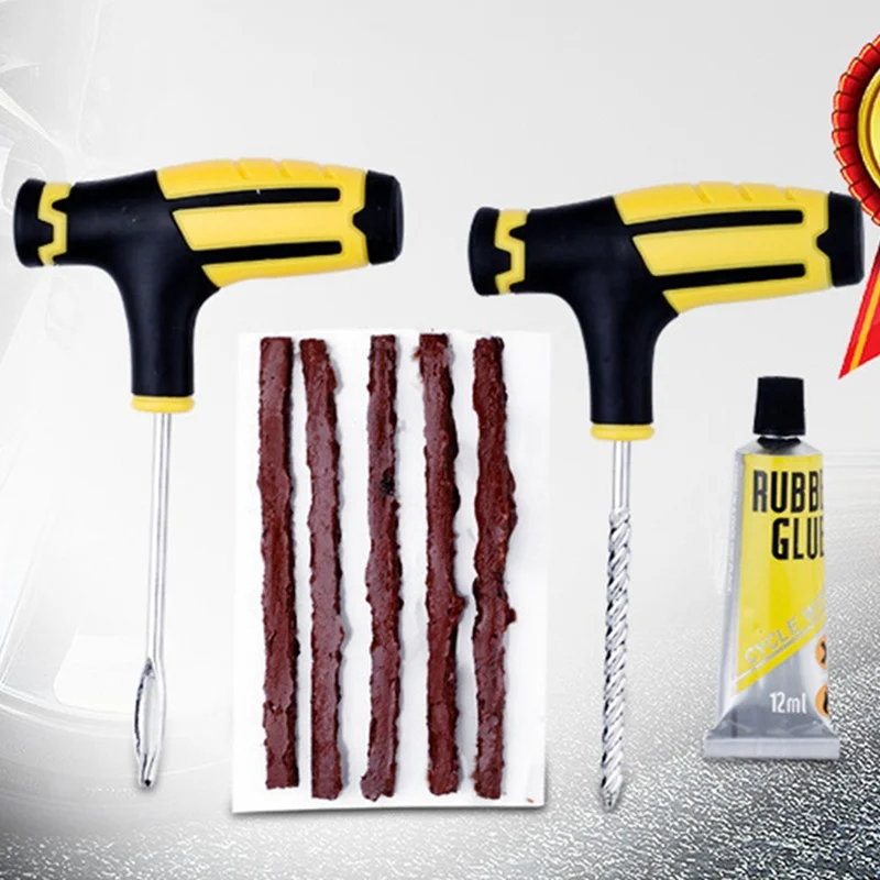 Car Tire Repair Tool Tire Repair Kit Studding Tool Set Auto Bike Tire Tyre Puncture Plug Garage Car Accessories
Car Tire Repair Tool Tire Repair Kit Studding Tool Set Auto Bike Tire Tyre Puncture Plug Garage Car Accessories