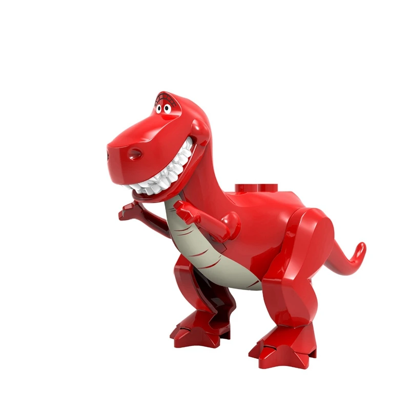 red dinosaur toy