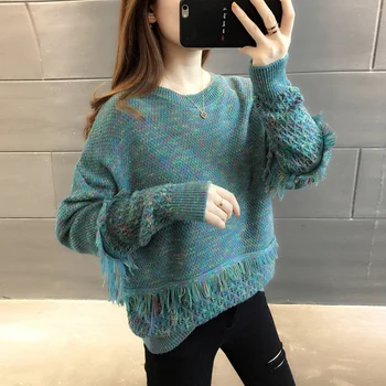 Ms. fashion low collar loose thick outer wear autumn and winter 2020 new Western style wild knit shirt tide
Ms. fashion low collar loose thick outer wear autumn and winter 2020 new Western style wild knit shirt tide