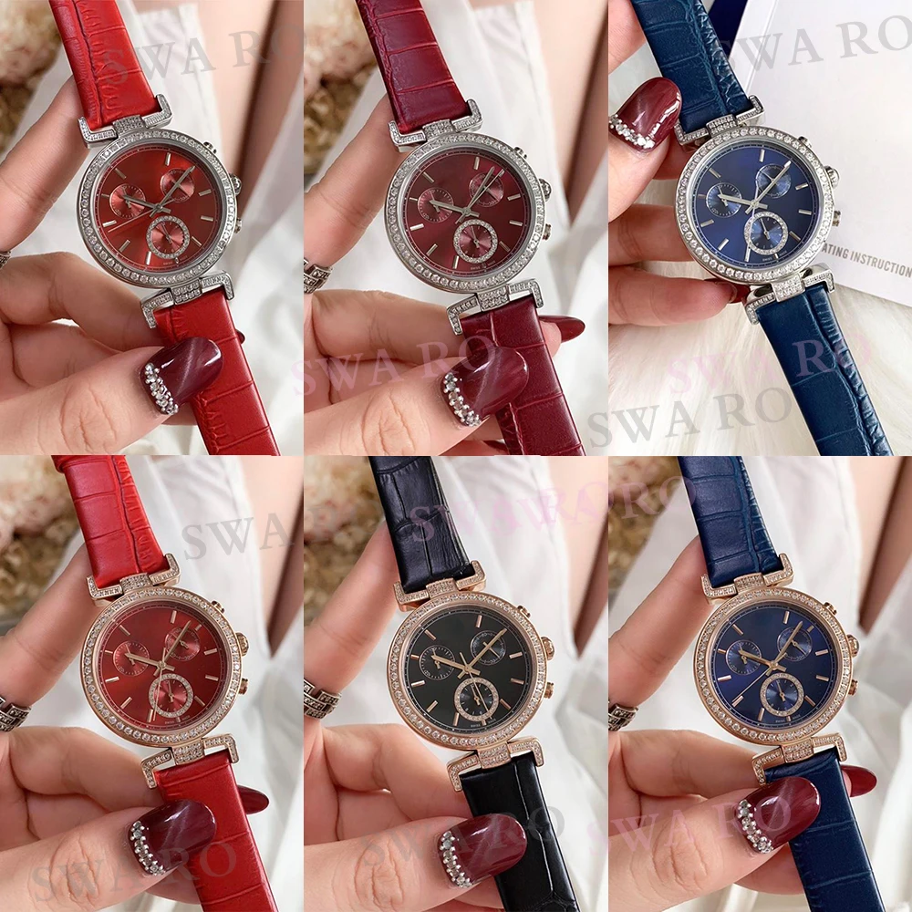 SWA RO 2019 New Era Journey Sport Chronograph Various Color Leather Strap Stainless Steel Crystal Case Women's Delicate Watch
SWA RO 2019 New Era Journey Sport Chronograph Various Color Leather Strap Stainless Steel Crystal Case Women's Delicate Watch
