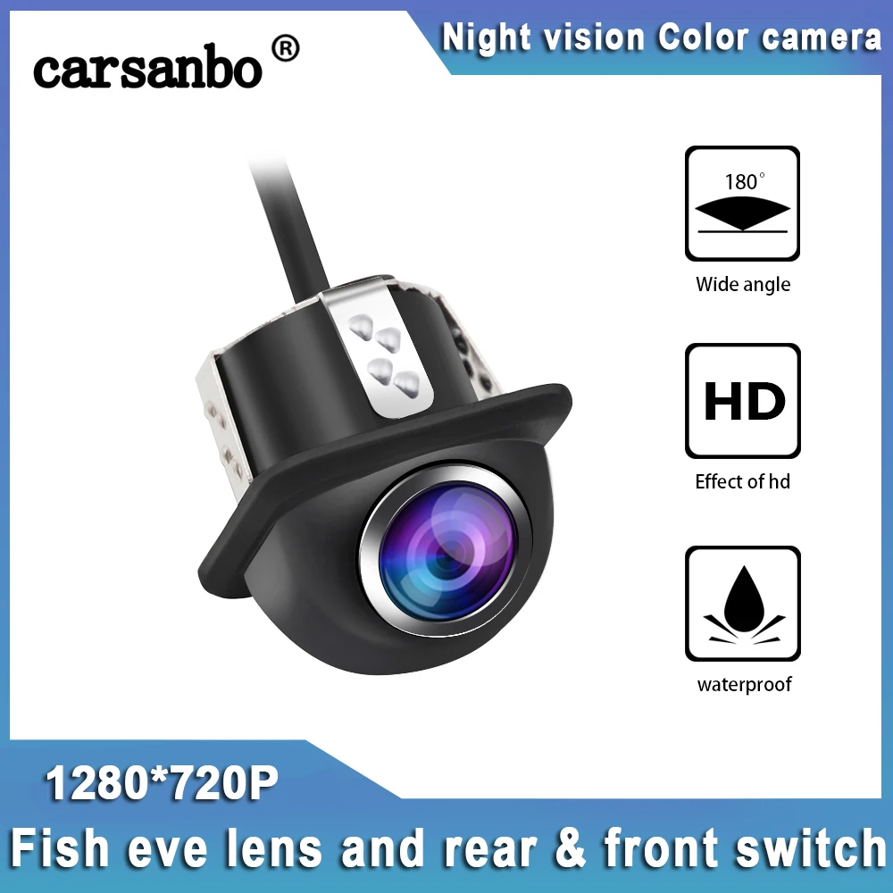 Night Vision Car Rear view Reverse Camera IP68 Waterproof 12V 180H Degree Auto reversing RearView Camera HD 1280*720P
Night Vision Car Rear view Reverse Camera IP68 Waterproof 12V 180H Degree Auto reversing RearView Camera HD 1280*720P