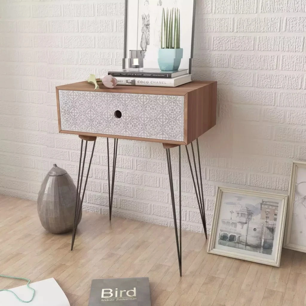 High Quality Night Stand Bed Beside Table VidaXL Nightstand with 1 Drawer Rectangular Brown Wood Brown Cabinet Bedroom Furniture
High Quality Night Stand Bed Beside Table VidaXL Nightstand with 1 Drawer Rectangular Brown Wood Brown Cabinet Bedroom Furniture