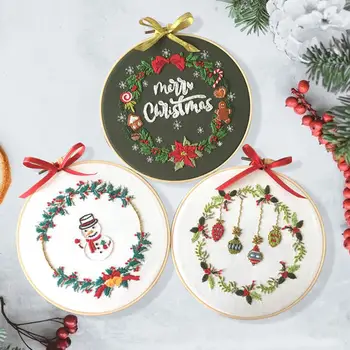 Diy Christmas Embroidery for Beginners Adults Cross Stitch Patterns Starter Kits with Embroidery Hoop
Diy Christmas Embroidery for Beginners Adults Cross Stitch Patterns Starter Kits with Embroidery Hoop