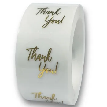 500pcs/roll Round Gold Foil Thank You For Your Order Stickers 1 inch Wedding Pretty Gift Cards Envelope Sealing Label Stickers
500pcs/roll Round Gold Foil Thank You For Your Order Stickers 1 inch Wedding Pretty Gift Cards Envelope Sealing Label Stickers