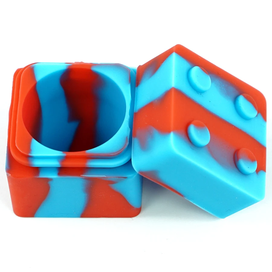 1 piece 11ml non-stick silicone wax container cube dab container concentrate storage jar for wax
1 piece 11ml non-stick silicone wax container cube dab container concentrate storage jar for wax