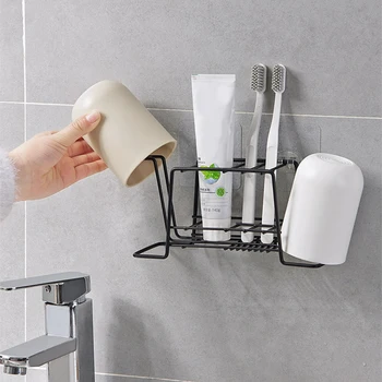 Household Wall-mounted Toothbrush Holder Bathroom Teeth Brush Tooth Cup Mouth Cup Set ToothpasteBathroom Sundries Organizer
Household Wall-mounted Toothbrush Holder Bathroom Teeth Brush Tooth Cup Mouth Cup Set ToothpasteBathroom Sundries Organizer