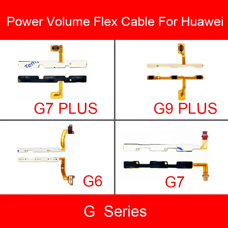 Volume & On Power Flex Cable For Huawei Ascend G6 G7 G8 G7 Plus G9 Lite Switch Button Key Side Flex Ribbon Replacement Parts
Volume & On Power Flex Cable For Huawei Ascend G6 G7 G8 G7 Plus G9 Lite Switch Button Key Side Flex Ribbon Replacement Parts