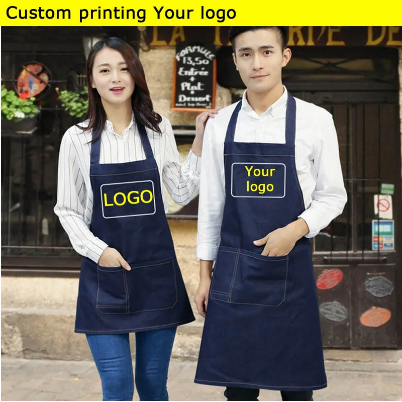 Jean Color Aprons For Women Coffee Shop Barber Working Apron Bib Cooking Kitchen Aprons For Man Apron Custom Printing Logo
Jean Color Aprons For Women Coffee Shop Barber Working Apron Bib Cooking Kitchen Aprons For Man Apron Custom Printing Logo