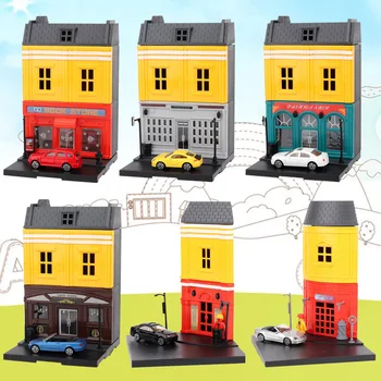 Funny DIY Mini City Street View Kit 1pcs Dual-Layer House Model + 1pcs Alloy Die-Cast Vehicle for Children Kids Christmas Gifts
Funny DIY Mini City Street View Kit 1pcs Dual-Layer House Model + 1pcs Alloy Die-Cast Vehicle for Children Kids Christmas Gifts