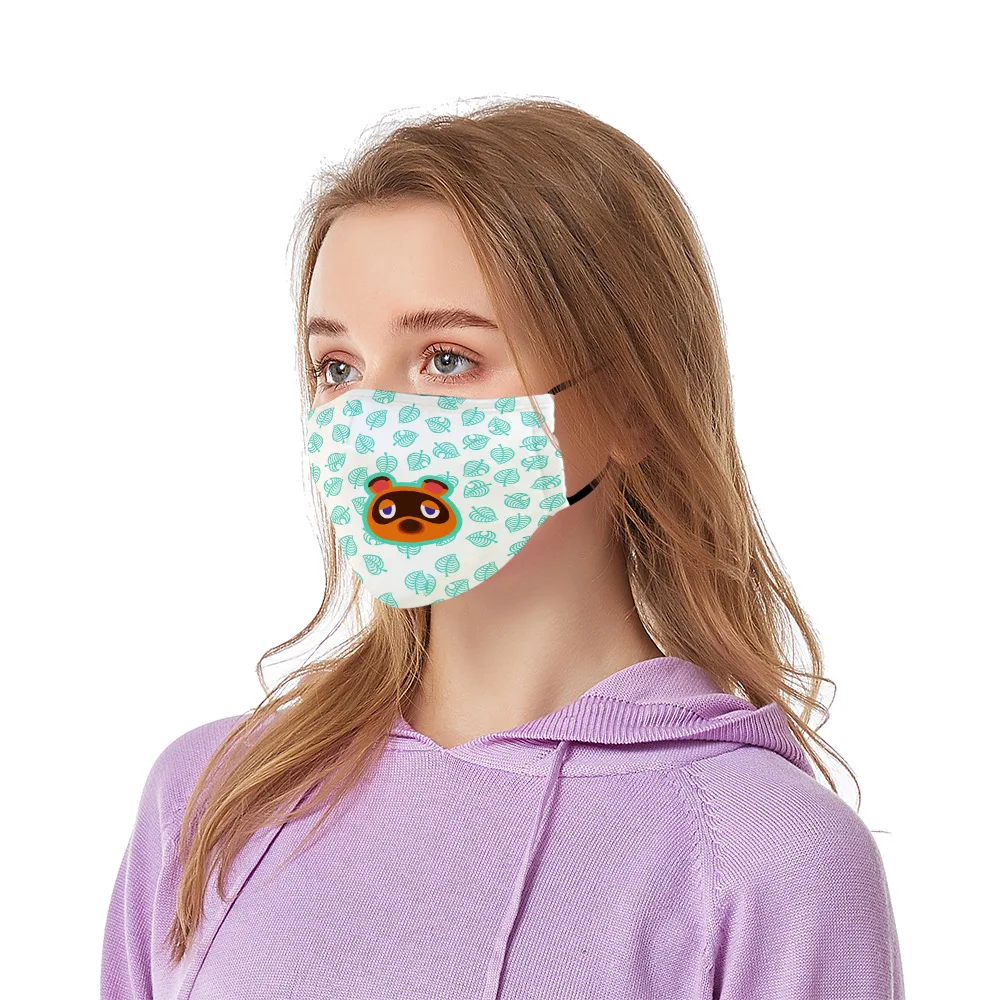 Cartoon Anime Animal Crossing Peripheral Printing Masks Dust and Fog Prevention Install PM2.5 Filter Cotton Gauze Face Mask
Cartoon Anime Animal Crossing Peripheral Printing Masks Dust and Fog Prevention Install PM2.5 Filter Cotton Gauze Face Mask