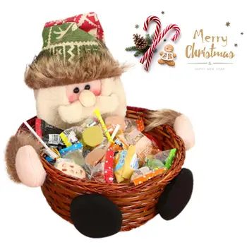1PC Bamboo Christmas Candy Storage Basket Decoration Santa Claus & Snowman Storage Basket Xmas Gifts Holder
1PC Bamboo Christmas Candy Storage Basket Decoration Santa Claus & Snowman Storage Basket Xmas Gifts Holder