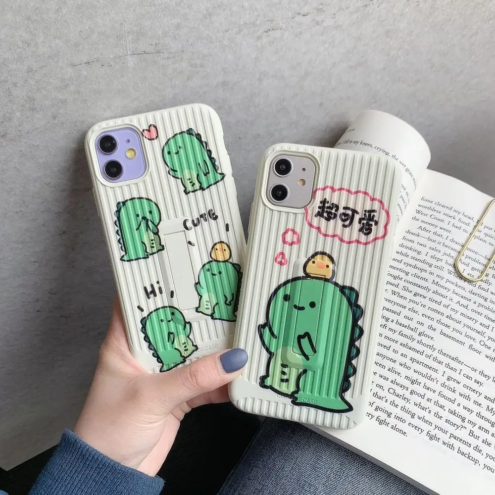 Cute Dinosaur For Apple iPhone 7 7Plus X XR XS 11 Pro Max Case silicone Mobile Phone Accessories cover For iPhone With bracket
Cute Dinosaur For Apple iPhone 7 7Plus X XR XS 11 Pro Max Case silicone Mobile Phone Accessories cover For iPhone With bracket