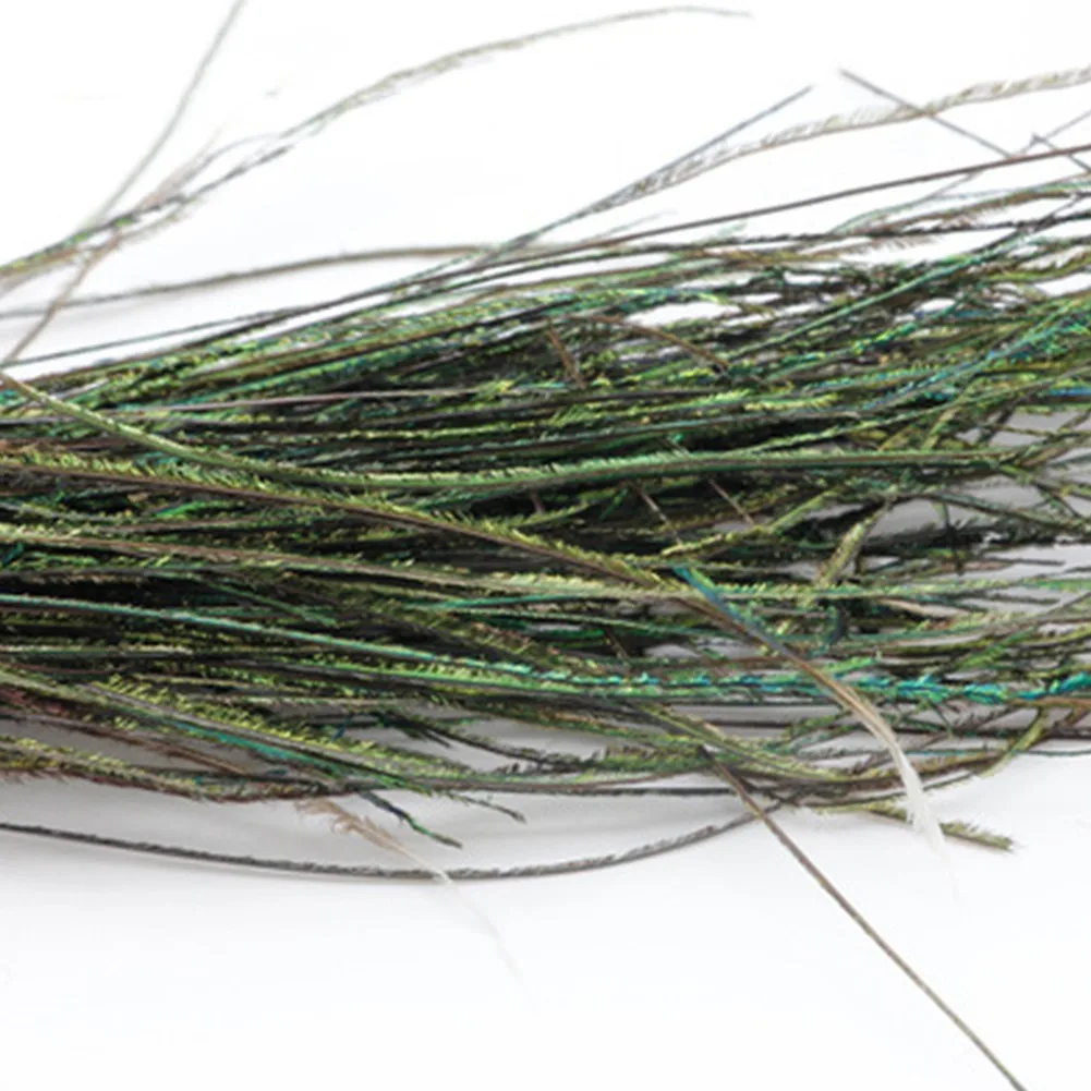 200Pc Fly Fishing Bait Tied Material Natural Peacock Herl Feather Wire Tail Ribbon Gloss Streamers Accessories
200Pc Fly Fishing Bait Tied Material Natural Peacock Herl Feather Wire Tail Ribbon Gloss Streamers Accessories