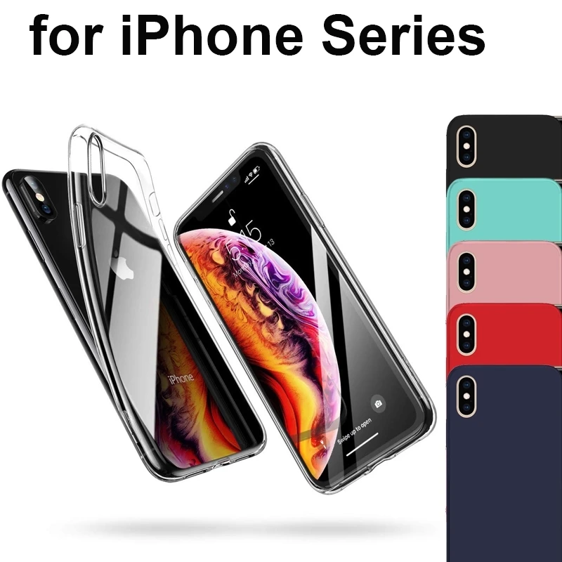 for iPhone XS Max XR X 7 8 Plus 6SSoft TPU Case Silicone Anti-Scratch Shockproof Cover Coque Funda
for iPhone XS Max XR X 7 8 Plus 6SSoft TPU Case Silicone Anti-Scratch Shockproof Cover Coque Funda