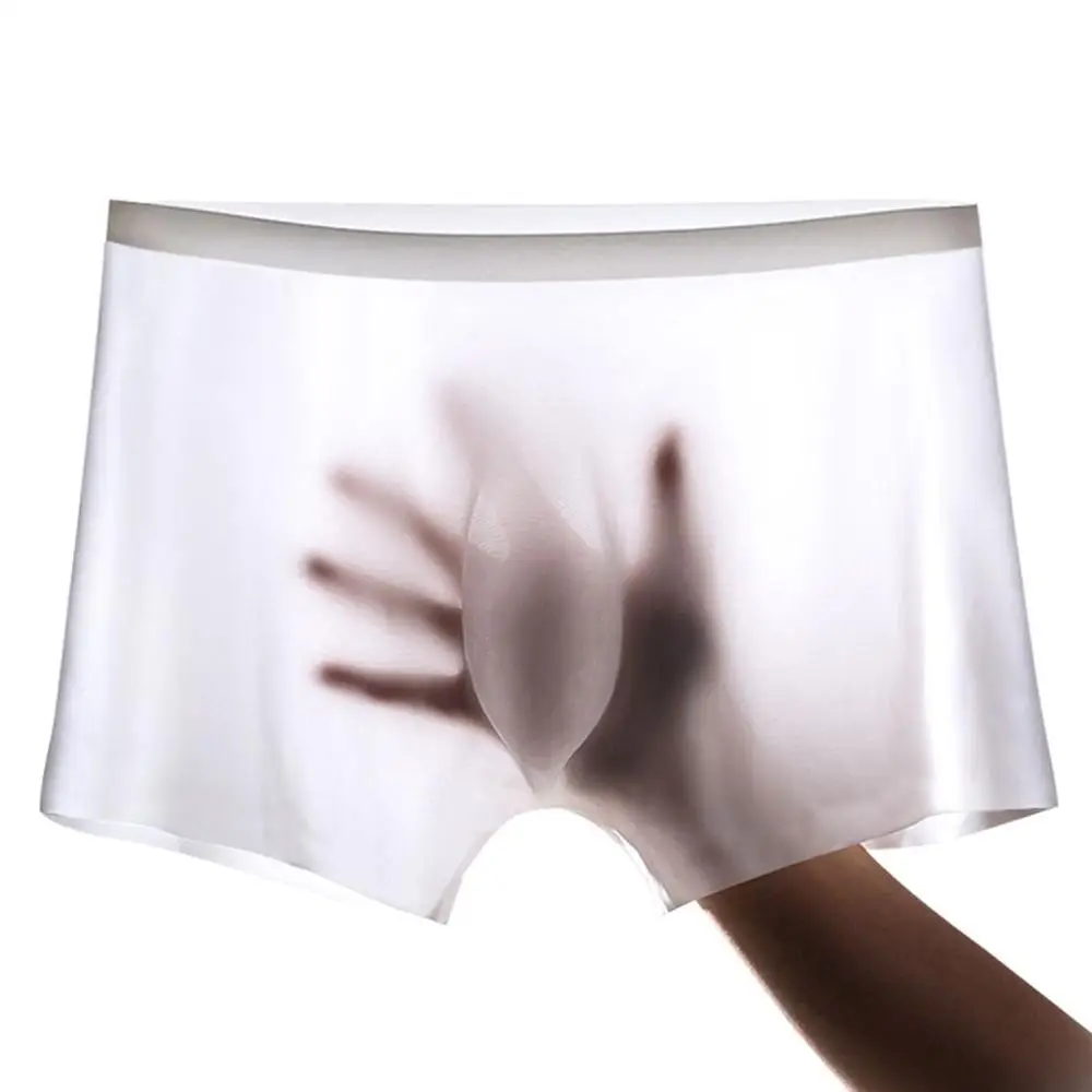 Antibacterial Healthy Men's underwear head U convex pocket ultra-thin transparent ice silk fork low waist underpants hombre#D
Antibacterial Healthy Men's underwear head U convex pocket ultra-thin transparent ice silk fork low waist underpants hombre#D