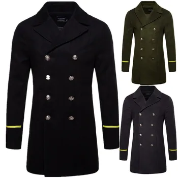 In the fall of the new coat long male in the fine wool woolen cloth coat coat dust coat
In the fall of the new coat long male in the fine wool woolen cloth coat coat dust coat
