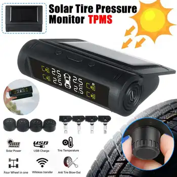 TPMS Solar Tire Pressure Monitoring System LCD Display Wireless Tire Pressure Detector Monitor with 6 Alarm Modes 4 TPMS Sensor
TPMS Solar Tire Pressure Monitoring System LCD Display Wireless Tire Pressure Detector Monitor with 6 Alarm Modes 4 TPMS Sensor