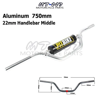 Sliver color 7/8" 22mm Motorcycle Handlebar Middle size 750mm Aluminum handlebars For Made in China Dirt Pit Bike ATV Quad
Sliver color 7/8" 22mm Motorcycle Handlebar Middle size 750mm Aluminum handlebars For Made in China Dirt Pit Bike ATV Quad