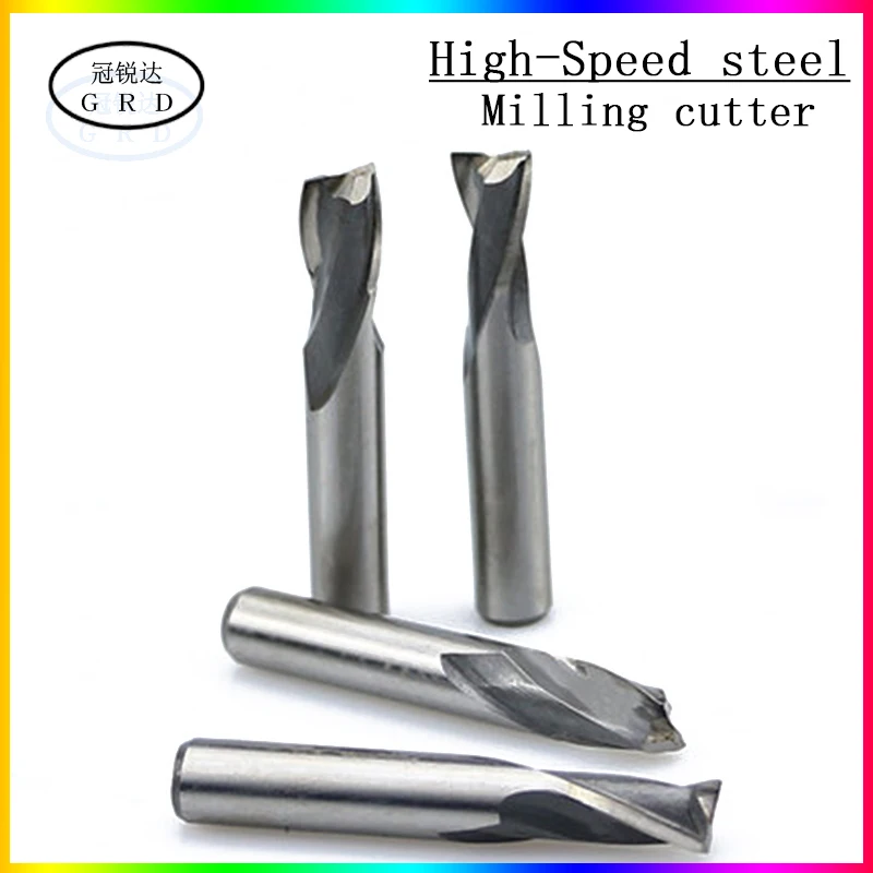 White steel end milling cutter 2 slots 1mm~20mm 4mm 6mm 8mm 12mm CNC lathe with chromium metal milling cutter 1.5mm
White steel end milling cutter 2 slots 1mm~20mm 4mm 6mm 8mm 12mm CNC lathe with chromium metal milling cutter 1.5mm