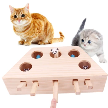 Solid Wood Ground Mouse and Cat Toys, Intelligence Toys, Recreation Fine Grinding
Solid Wood Ground Mouse and Cat Toys, Intelligence Toys, Recreation Fine Grinding