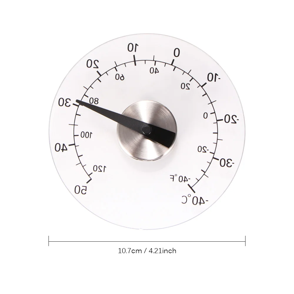 Circular Transparent Outdoor Window Thermometer Temperature Weather Station Tool outdoor tool
Circular Transparent Outdoor Window Thermometer Temperature Weather Station Tool outdoor tool
