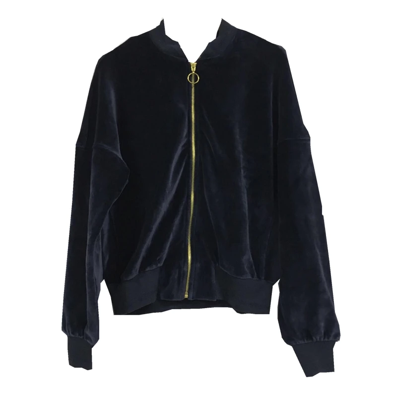 Women Jacket 2019 Autumn and Winter New Velvet Zipper Women's Jacket 
Women Jacket 2019 Autumn and Winter New Velvet Zipper Women's Jacket
