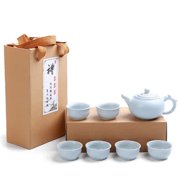 Ceramic Teapot Teaset Chinese Kung Fu Tea Set Portable Teaware Set Gaiwan Tea Cup Of Tea Ceremony Tea Pot Traveller Teaware Gift 
Ceramic Teapot Teaset Chinese Kung Fu Tea Set Portable Teaware Set Gaiwan Tea Cup Of Tea Ceremony Tea Pot Traveller Teaware Gift